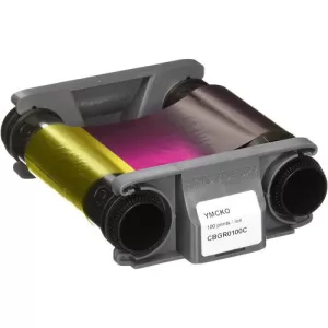 Badgy YMCKO Colour Ribbon For 100 Prints - CBGR0100C