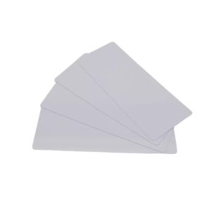 100x Evolis Edikio Flex 0.5mm Long Blank Glossy White PVC Cards 50mm x 120mm