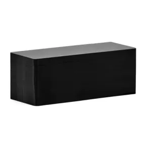 100x Evolis Edikio Flex 0.5mm Long Blank Matte Black PVC Cards 50mm x 120mm