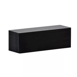 100x Evolis Edikio Flex 0.5mm Long Blank Matte Black PVC Cards 50mm x 150mm