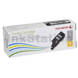 Genuine Fuji Xerox Docuprint CM115 CP115 CP116 CM225 CP225 Yellow Toner Cartridge (CT202270) - 700 pages