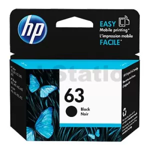 HP 63 Genuine Black Inkjet Cartridge  F6U62AA - 190 Pages