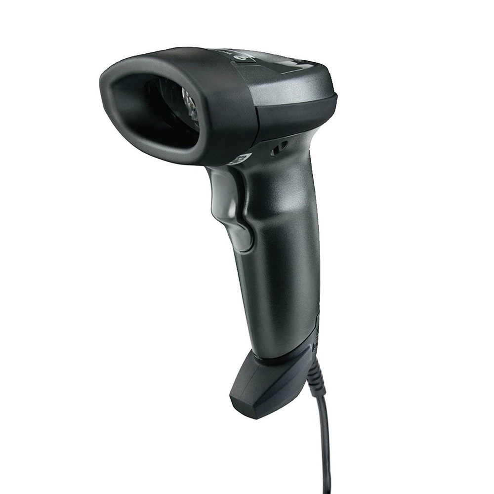 Zebra LI2208 1D Handheld USB Wired Barcode Scanner with Stand Black