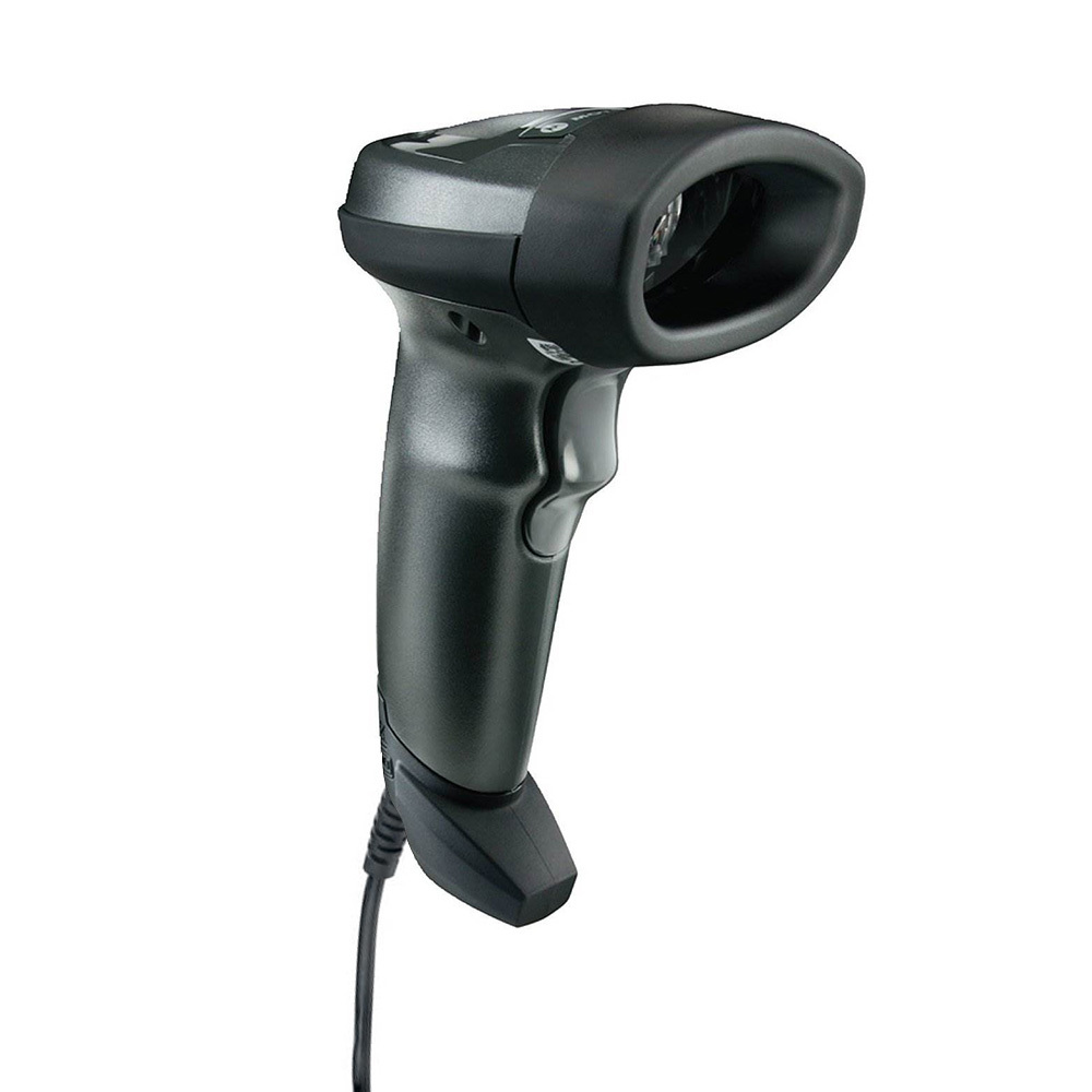 Zebra LI2208 1D Handheld USB Wired Barcode Scanner with Stand Black