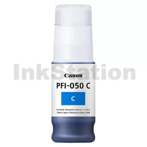 Genuine Canon PFI-050C Cyan Ink Bottle 70ml