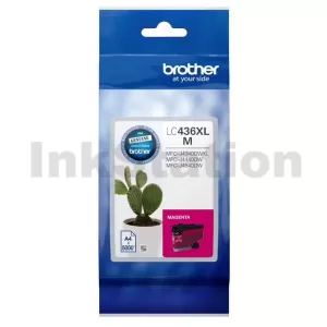 Genuine Brother LC-436XLM High Yield Magenta Ink Cartridge - 5,000 pages