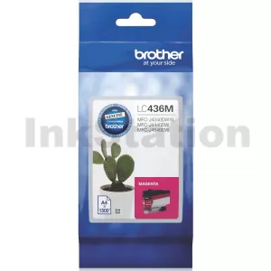 Genuine Brother LC-436M Magenta Ink Cartridge - 1,500 pages