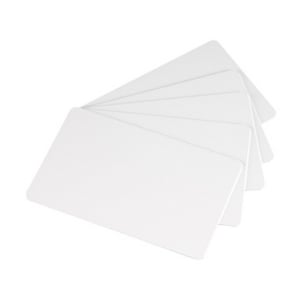 500x Evolis Paper Card Blank White 0.76mm Thick 85.6mm x 54mm - CBGCP030W