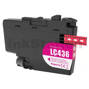 Compatible Brother LC-436M Magenta Ink Cartridge - 1,500 pages