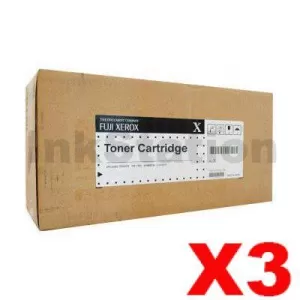 3 x Fuji Xerox DocuPrint M465AP Genuine Black High Yield Toner Cartridge - 25,000 pages (CT202373)