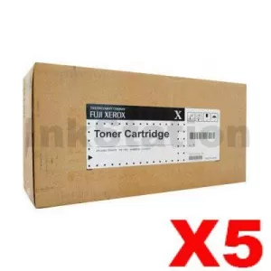 5 x Fuji Xerox DocuPrint M465AP Genuine Black High Yield Toner Cartridge - 25,000 pages (CT202373)