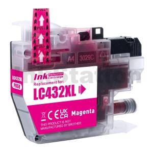Compatible Brother LC-432XLM Magenta High Yield Ink Cartridge - 1,500 pages