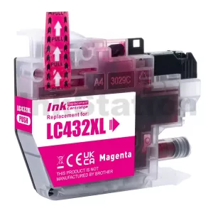 Compatible Brother LC-432XLM Magenta High Yield Ink Cartridge - 1,500 pages