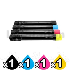 4 Pack Fuji Xerox DocuCentre-IV C2270, C3370, C3373, C4470, C5570 Compatible Toner Cartridges - 26,000 pages (CT201370-CT201373)