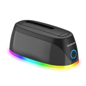 USB 3.0 Docking Station for 2.5 and 3.5 SATA Drive with RGB Lighting - SD336