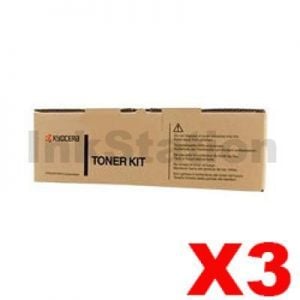 3 x Genuine Kyocera TK-7304 Black Toner P-4040DN - 15,000 Pages