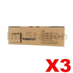 3 x Genuine Kyocera TK-7304 Black Toner P-4040DN - 15,000 Pages