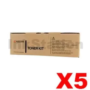 5 x Genuine Kyocera TK-7304 Black Toner P-4040DN - 15,000 Pages