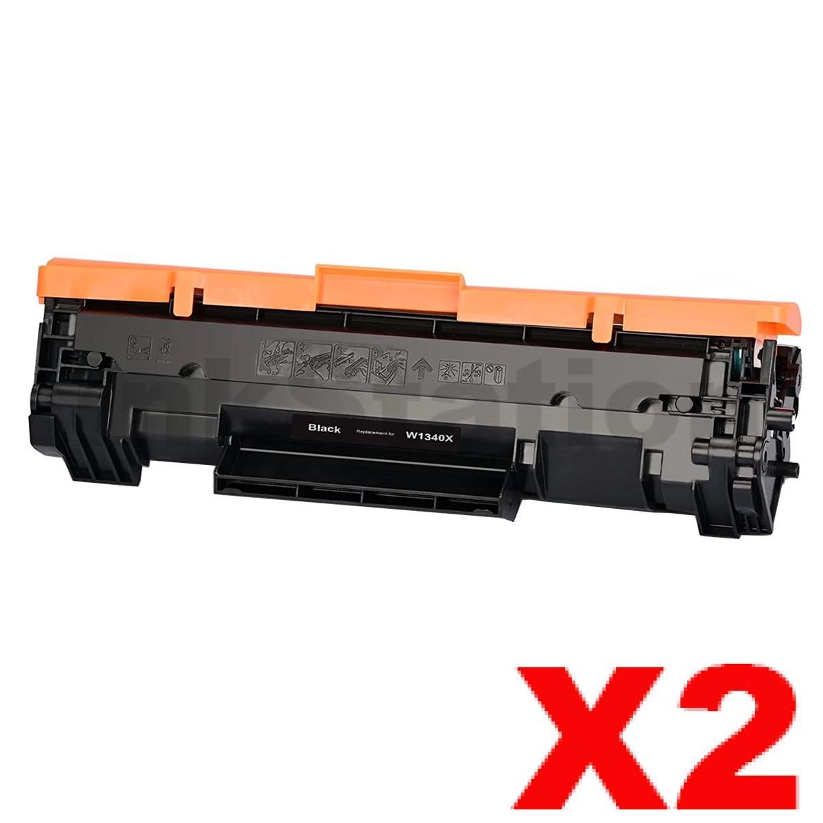 HP 2 X 134X W1340X Compatible Black High Yield Toner Cartridge - 2,400 ...