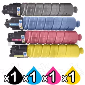 4 Pack Ricoh SP C430DN Compatible Toner Cartridges Combo 821074 - 821077 [BK+C+M+Y]