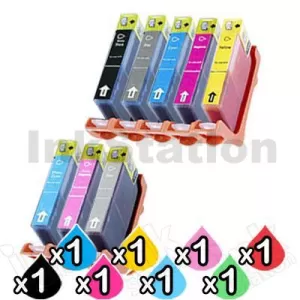 8 Pack Compatible Canon CLI-42 Ink Combo [1BK,1C,1M,1Y,1GY,1PC,1PM,1LGY]