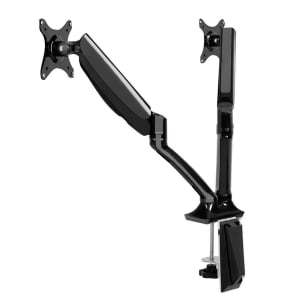 Dual Screen Monitor Desk Mounts with Adjustable Arms VESA Gas Spring for 10 to 27 Inch Monitors