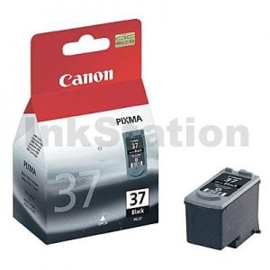 Genuine Canon PG-37 Black Ink Cartridge - 219 pages