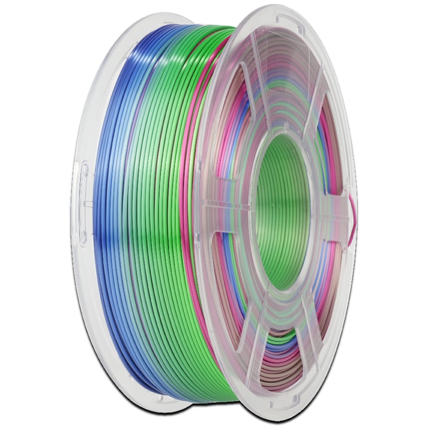 1 X Silk PLA+ 3D Filament 1.75mm Rainbow #6 - 1KG - InkStation