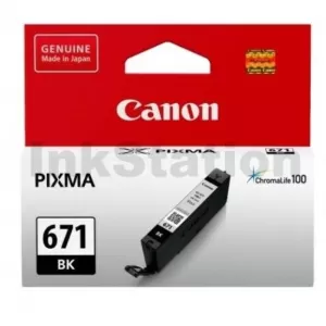 Genuine Canon CLI-671BK Black Inkjet