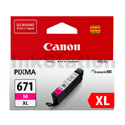 Canon Genuine CLI-671XLM Magenta High Yield Inkjet - Ink Cartridges ...