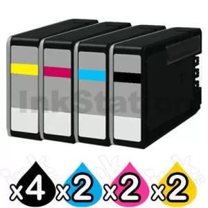 10 Pack Canon PGI-2600XL Compatible High Yield Ink Cartridge [4BK,2C,2M,2Y]