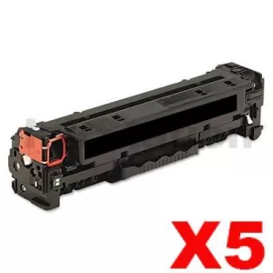 5 x HP CF400X (201X) Compatible Black Toner Cartridge - 2,800 Pages