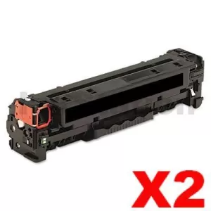2 x HP CF400X (201X) Compatible Black Toner Cartridge - 2,800 Pages
