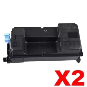 2 x Non-Genuine alternative for TK-3444 Black Toner Kit suitable for Kyocera PA6000x, MA6000ifx - 40,000 pages