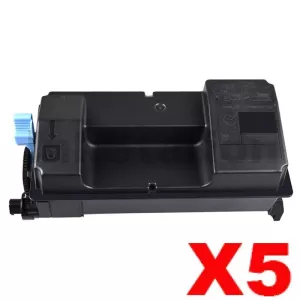 5 x Non-Genuine alternative for TK-3404 Black Toner Cartridge (Toner Kit) suitable for Kyocera PA4500x - 12,500 pages