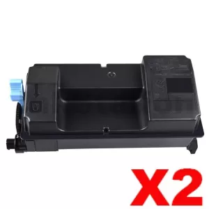 2 x Non-Genuine alternative for TK-3404 Black Toner Cartridge (Toner Kit) suitable for Kyocera PA4500x - 12,500 pages