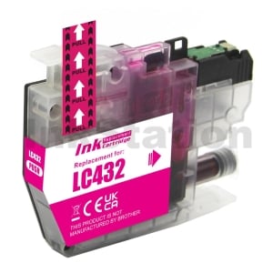 Compatible Brother LC-432M Magenta Ink Cartridge - 550 pages