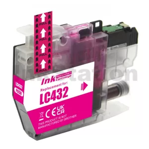 Compatible Brother LC-432M Magenta Ink Cartridge - 550 pages