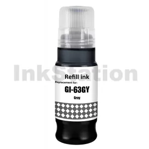 Compatible Canon GI63GY Grey Ink Bottle - 70ML