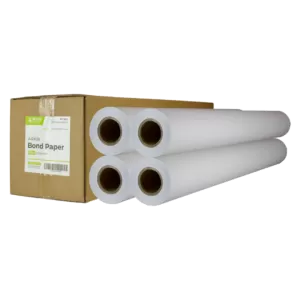 Arkin 36 Inch Bond Paper 914mm x 50m CHBO8091450 80gsm A0 A0+ (Box of 4 Rolls)