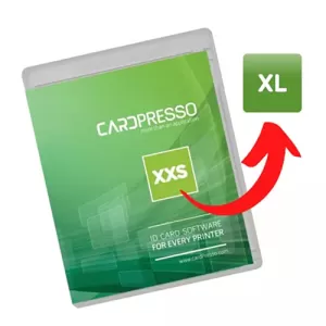 Cardpresso XL Edition Card Design Software Upgrade From XXS- Supports Open Database Connectivity, RFID Contactless & Smartcard Encoding