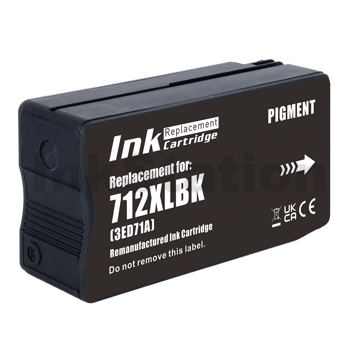 HP 712B Compatible Black Ink Cartridge 3ED29A 80ml - Ink Cartridges ...