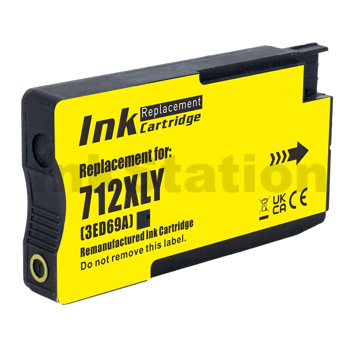 3ed69a Compatible HP 712 Compatible Yellow Ink Cartridge 3ED69A 29ml - Ink Cartridges ...