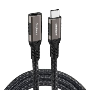 USB-C Male to Female Extension Cable USB 3.2 Gen2 PD 100W 20Gbps CAU605 - 0.5m