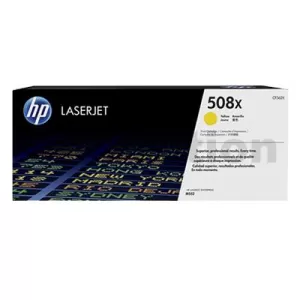 HP 508X (CF362X) Genuine Yellow Toner Cartridge - 9,500 pages