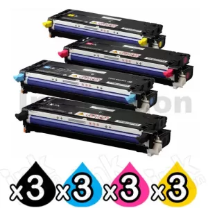 3 sets of 4 Pack Compatible Fuji Xerox DocuPrint C2200, C3300dx Toner Cartridges (CT350674-CT350677)