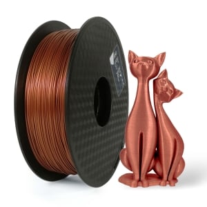 1 x PLA 3D Filament 1.75mm Metal Like Copper - 1KG