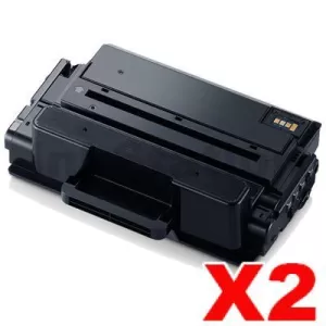 2 x Compatible Samsung SLM3820 / SLM3870 / SLM4020 / SLM4070 (MLT-D203E 203E) Extra High Yield Black Toner SU887A - 10,000 pages