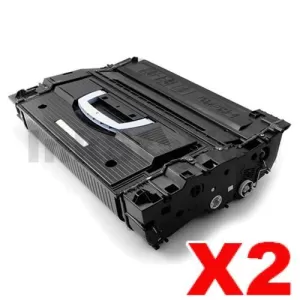 2 x HP CF325X (25X) Compatible Black Toner Cartridge - 40,000 Pages