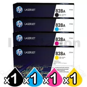 4 Pack HP CF358A-CF364A (828A) Genuine Drum Units [1BK,1C,1M,1Y]